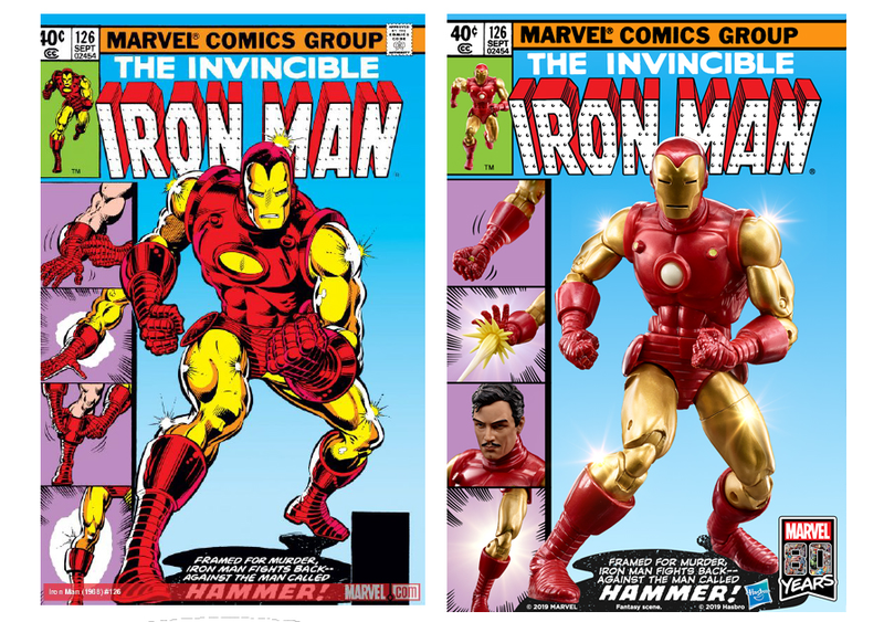 Illustration for article titled Hasbro Recreates Classic Marvel Comic Covers With Toys